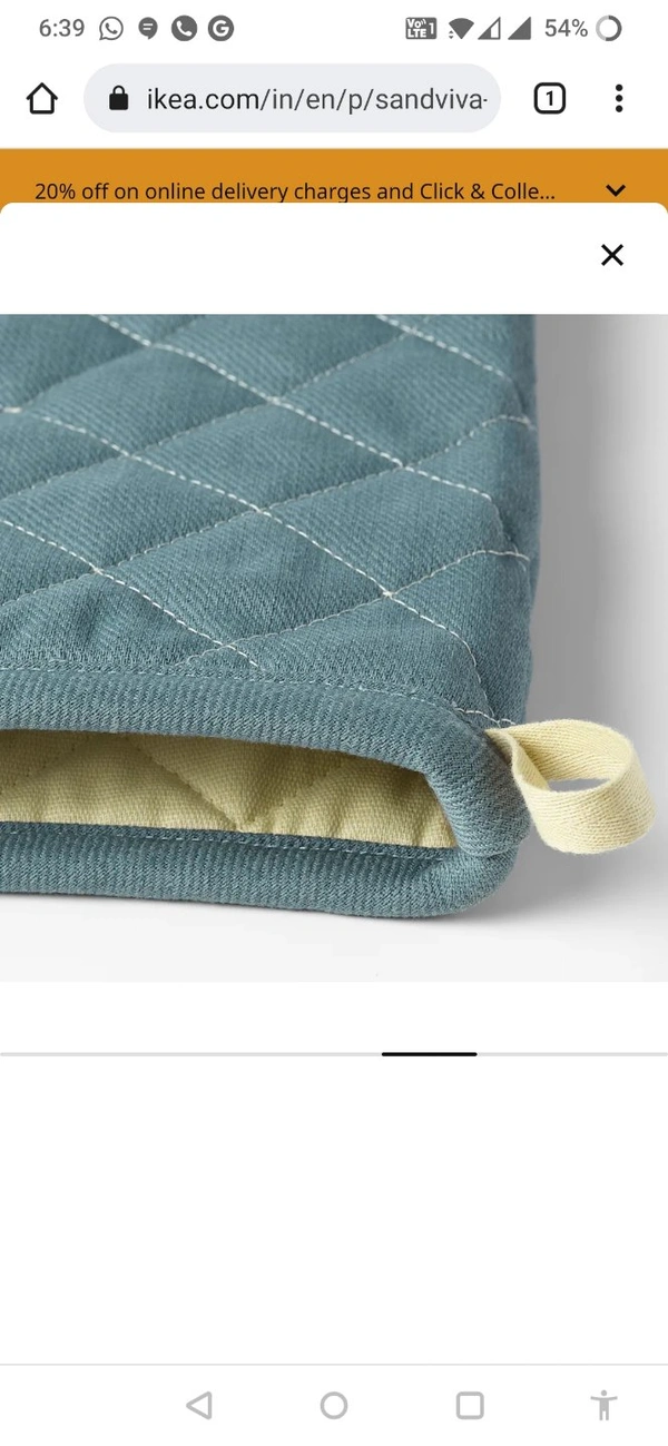 OVEN GLOVES ( SET OF 2 PCS) 