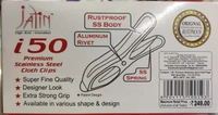 Premium Stainless Steel Clips (12 Pcs)