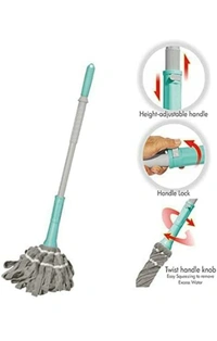 Spotzero Premium Microfiber Twist Mop 