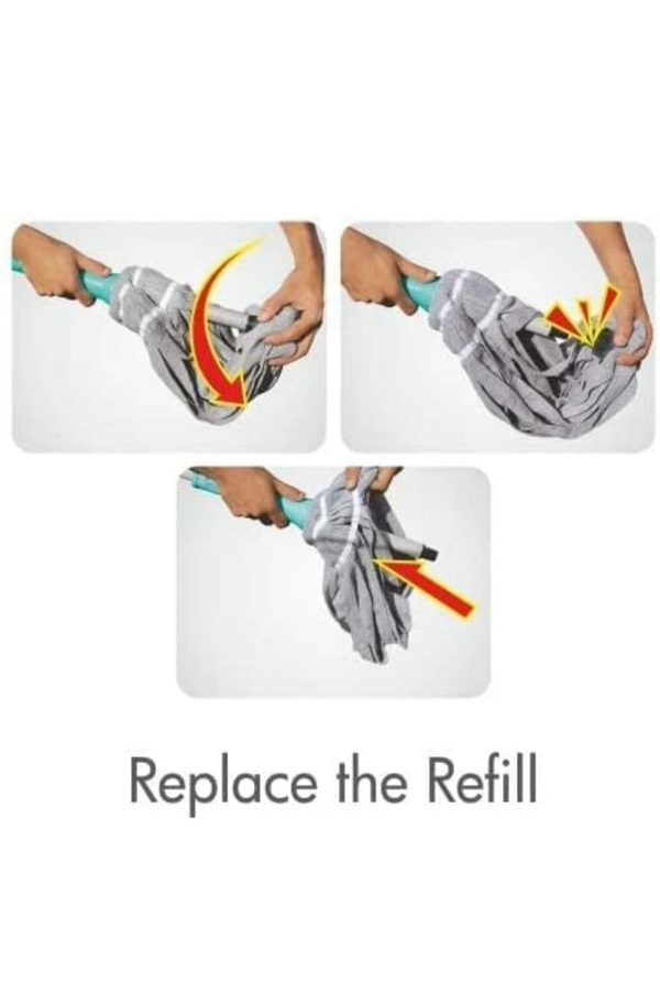 Spotzero Premium Microfiber Twist Mop 
