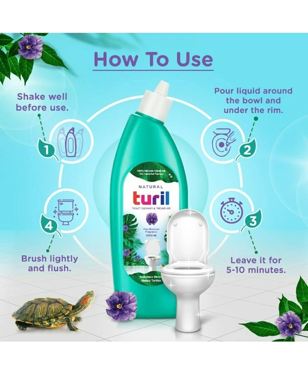 Turil Toilet Cleaner 500 Ml ( Pure Blossom Fregrance) 