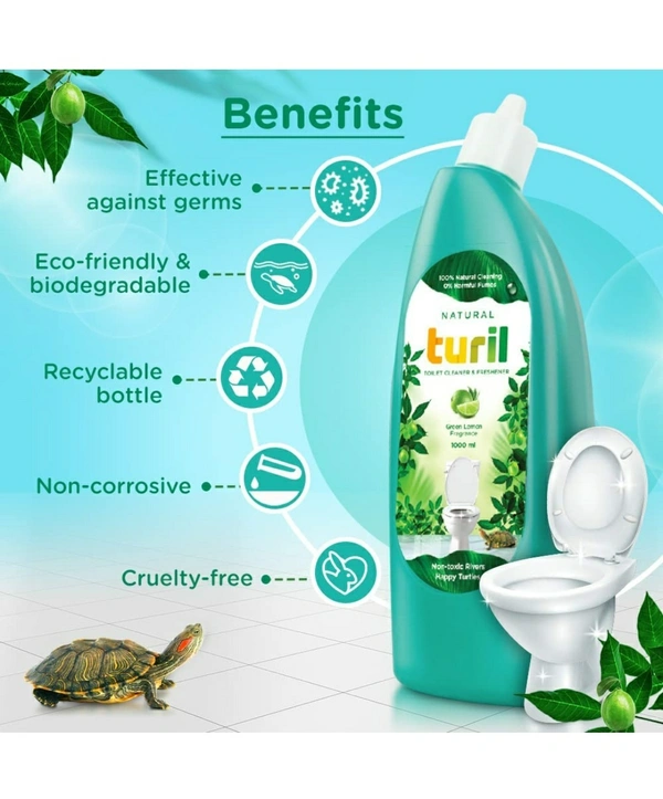Turil Toilet Cleaner 500ml (Green Lemon Fragrance )