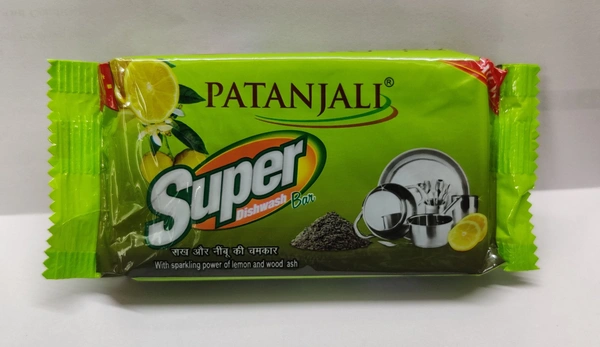 Patanjali Super Dish Wash Bar 145gm 