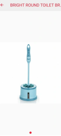 Round Pot Toilet Brush With Stand