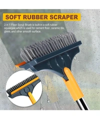 2 In 1 Bathroom Cleaning Brush N Wiper  - MADE IN CHINA NO REPLACEMENT....