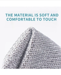 silver net scruber pad ( set of 10 pcs )