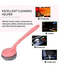 utensils cleaning brush  with extra scrubber 