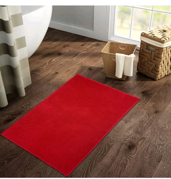 Welspun DRYLON Bath Mats SMALL ( 40CMX60CM)- Red
