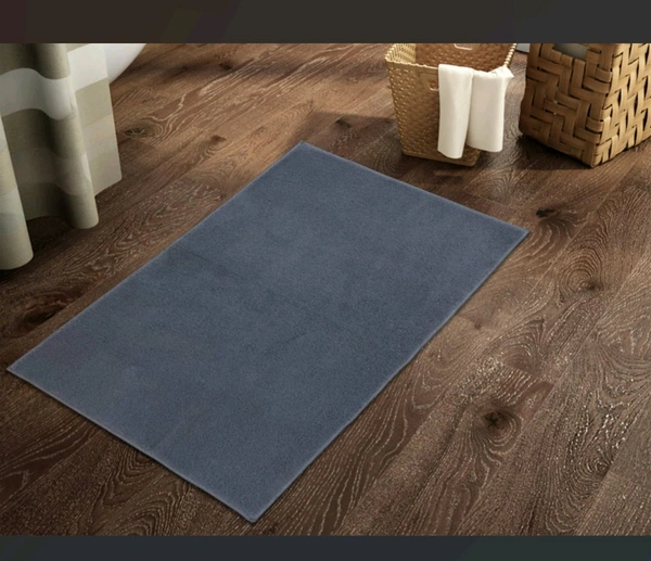 welspun drylon mats BIG size { 50*80 } DARK GRAY - Dorado, 50cm * 80cm