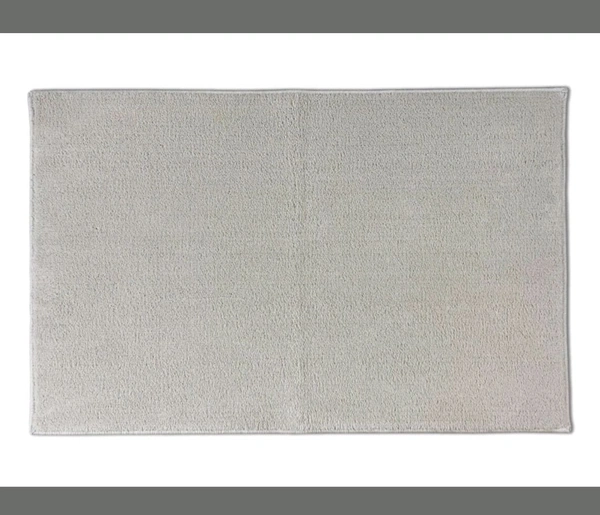 welspun drylon mats BIG size { 50*80 } CREAM WHITE  - Mercury, 50cm * 80cm
