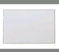 welspun drylon mats BIG size { 50*80 } CREAM WHITE  - Mercury, 50cm * 80cm