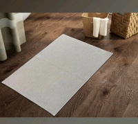 welspun drylon mats BIG size { 50*80 } CREAM WHITE  - Mercury, 50cm * 80cm