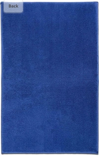 welspun drylon mats BIG size { 50*80 } DARK BLUE  - Blue, 50cm * 80cm