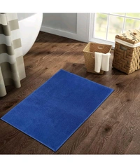 welspun drylon mats BIG size { 50*80 } DARK BLUE  - Blue, 50cm * 80cm