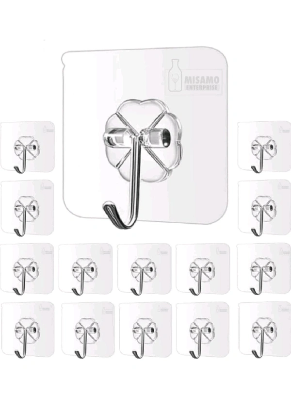 transparent wall hook ( 9 pcs )