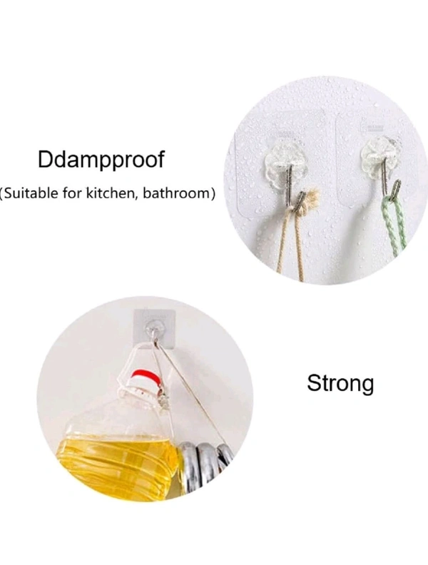 transparent wall hook ( 9 pcs )