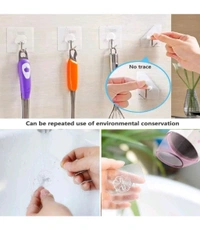 transparent wall hook ( 9 pcs )