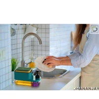 3 in 1 soap dispenser with holder & hand wash dispenser 