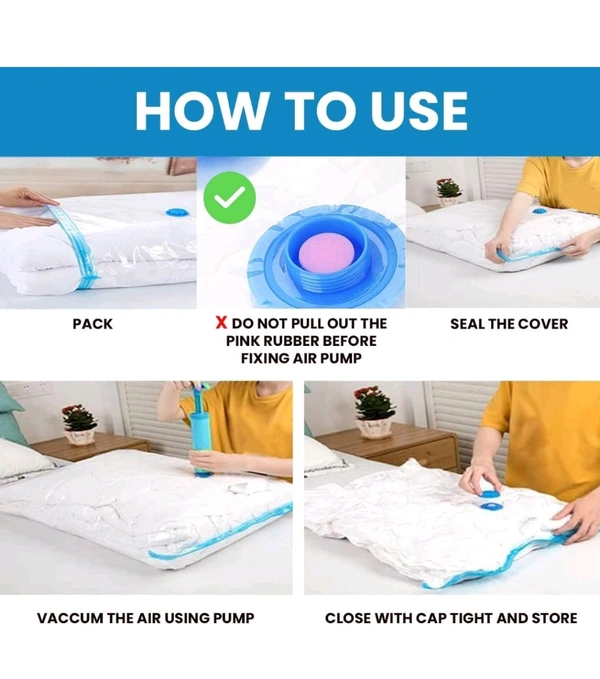 Vaccum storage bags ( set of 5) 