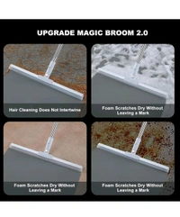 magic broom & silicon floor cleaner wiper