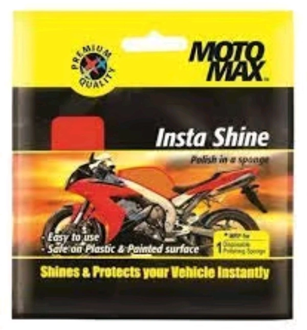 Moto Max insta shine polish sponge for car n bike 