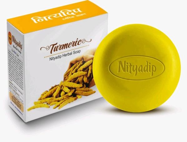 Turmeric bath soap ( by nityadeep )
