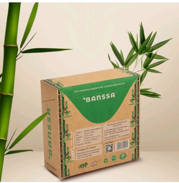 Bannsa bamboo tissue napkins 