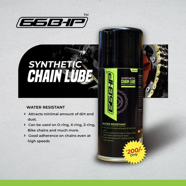 66bhp FULLY SYNTHETIC CHAIN LUBE 150 ML