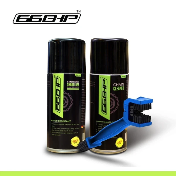 66bhp CHAIN LUBE & CLEANER KIT (150 ml Each) 