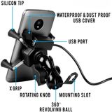 Generic  Universal X-Grip/ SpiderGrip Mobile Phone Holder for Bikes (With Charging) 