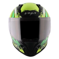 Vega Bolt Bunny Black Neon Yellow Helmet - M