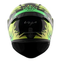 Vega Bolt Bunny Black Neon Yellow Helmet - M