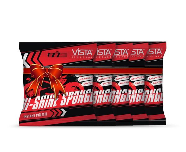 Vista HI-SHINE SPONGE - PACK OF 5