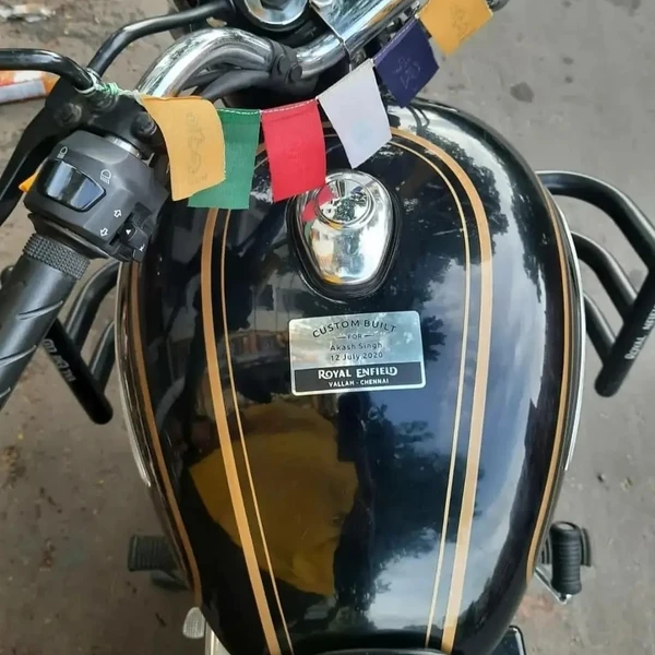 Customized Tank Sticker for Royal Enfield Bikes 