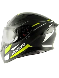 Axor Apex Turbine Black Neon Grey Helmet (Glossy)  - M