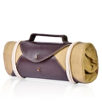 Golden Riders Tool Kit Wrap Dark Brown