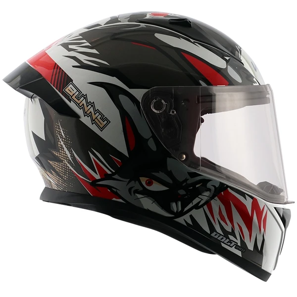 Vega Bolt Bunny White Red Helmet - M