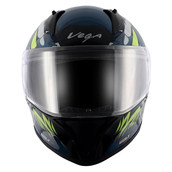 Vega Bolt Bunny Black Blue Helmet - M