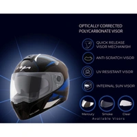 Vega Ryker D/V Bolder Black M.Blue Helmet - M
