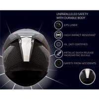 Vega Ryker D/V Bolder Dull Black Silver Helmet - M