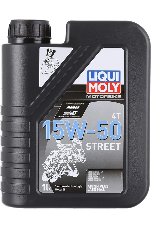 Liqui Moly 15W50 4T Street Synthetic Technology Engine Oil (1 Litre) 