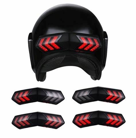 Helmet with sales signal lights