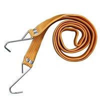 Ultra Flexible Double Stretchable Multipurpose Bungee Cord Rope for Luggage Strap Tying Behind Bikes Cycle Car Home use Hanging Clothes - 170 CM. Length - 2.5 cm Width - 2 Pcs. Set - Multi Color