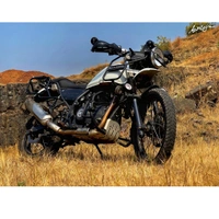 Autoengina Auto Engina Crash Guard for Royal Enfield Himalayan (Matte Black)  - Black
