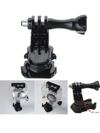 Action Pro 360 Degree Rotatable J-Hook Buckle Base Vertical Surface Mount Adapter Compatible with Gopro Hero10/9/8/7/6/5, Yi, SJCAM & Other Action Cameras