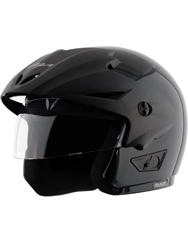 Vega Cruiser W/P Black Helmet - M