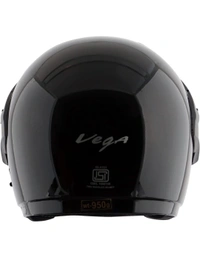 Vega Cruiser W/P Black Helmet - L