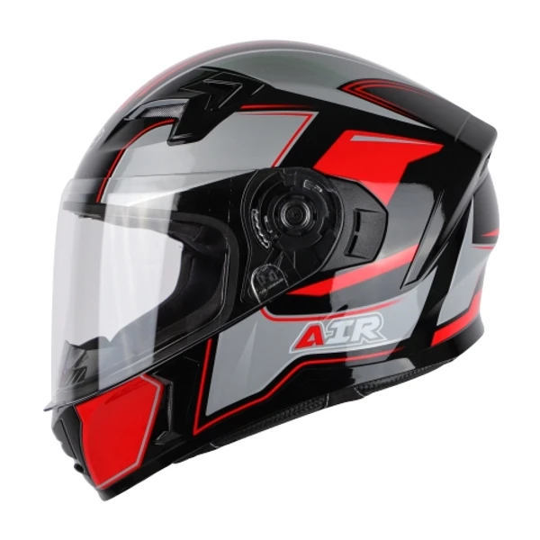 Steelbird SBA-21 AIR CARBON Glossy Black Red (with Inner Sun Shield)  - M