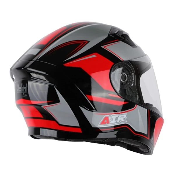 Steelbird SBA-21 AIR CARBON Glossy Black Red (with Inner Sun Shield)  - M