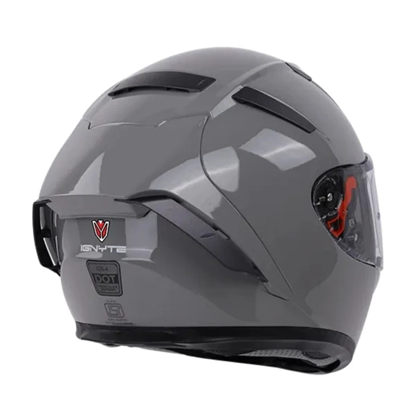 Ignyte IGNYTE IGN-4 Titanium Gloss Grey Helmet - M